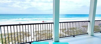 Gulf Front-Beach Side-Beautiful House 2680 q ft-Stig av balkongen pÄ stranden