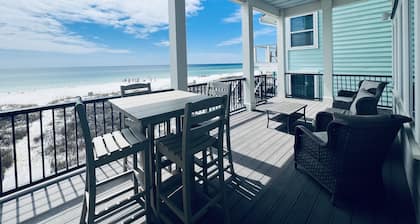 Direct Beachfront Home • Loved for Location • Experienced Hosts • Sleeps 12