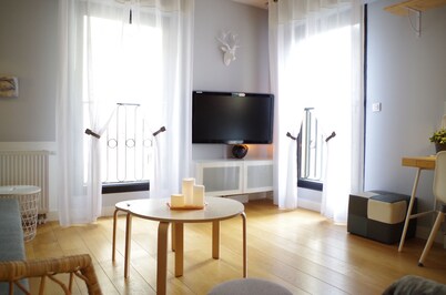 Apartment Versailles center, calm, fully equipped, elevator, parking (extra)