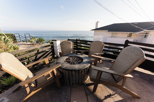 Spectacular Ocean Views! Steps to Beach! Private Patio and 1 Car Garage!
