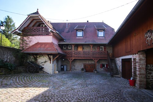 Traditional gîte in a typical Alsatian house