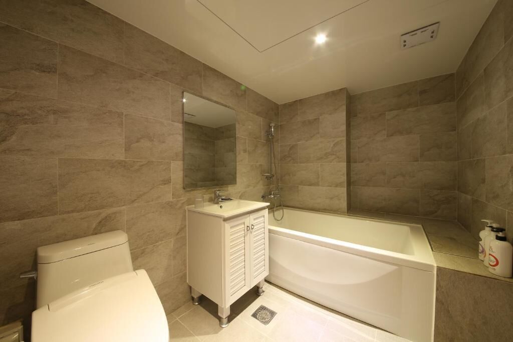 free toiletries, hair dryer, dressing gowns, slippers