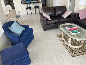 Smart TV, DVD player, books