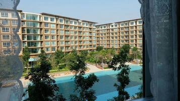 Studio with Pool View | View from room