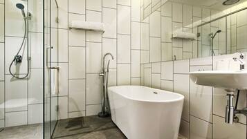Free toiletries, hair dryer, slippers, bidet