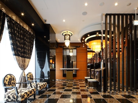 Sala de estar en el lobby