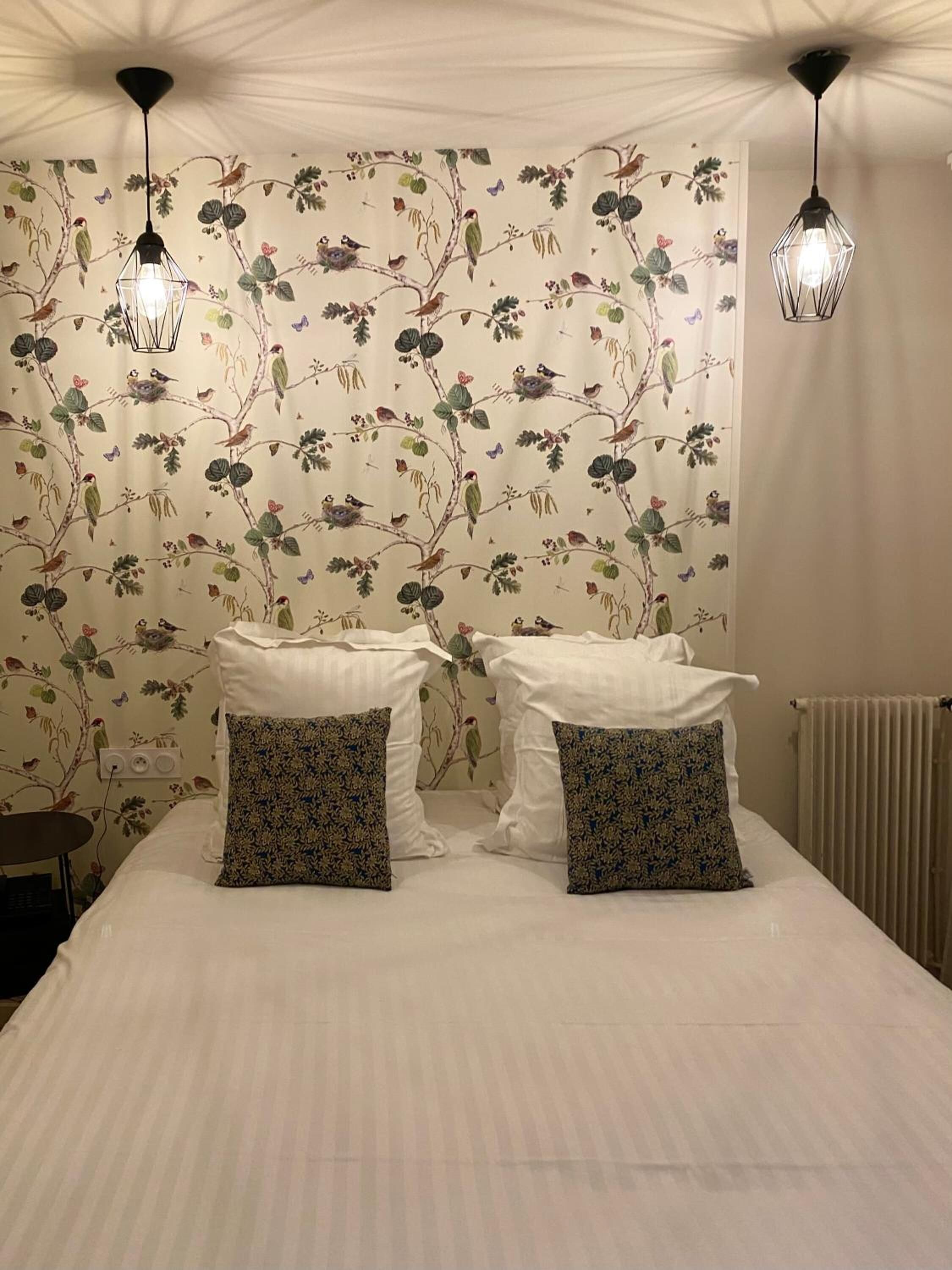 premium bedding, select comfort beds, individually decorated, desk