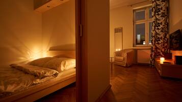 Apartment, 1 Bedroom | Living area | Flat-screen TV