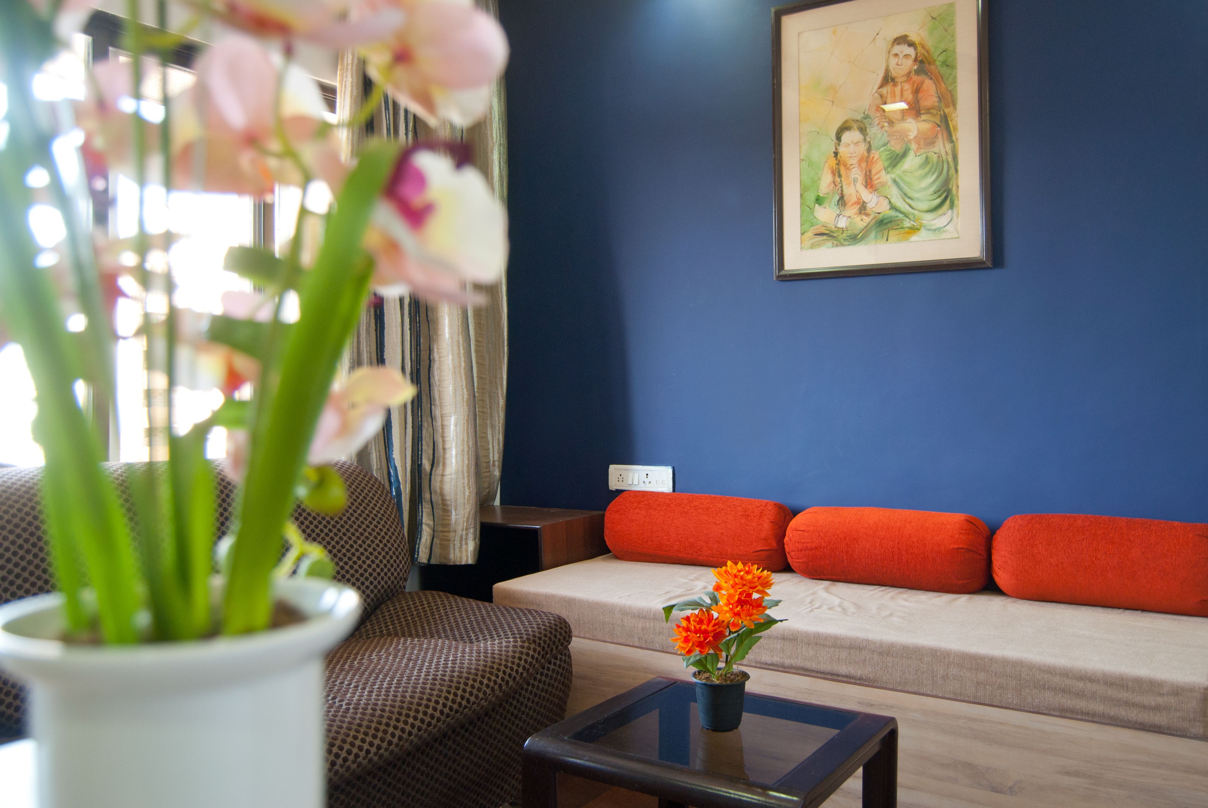 Căn hộ Deluxe, 1 phòng ngủ, bếp | Khu phòng khách | TV màn hình phẳng 20-inch có truyền hình cáp, TV 