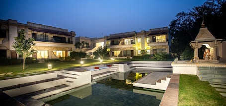 Property grounds. The Tree of Life Resort & Spa, Varanasi
