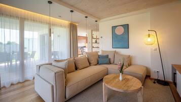 Cottage Deluks, 2 kamar tidur, Bebas Asap Rokok | Area keluarga | TV layar datar dan mainan