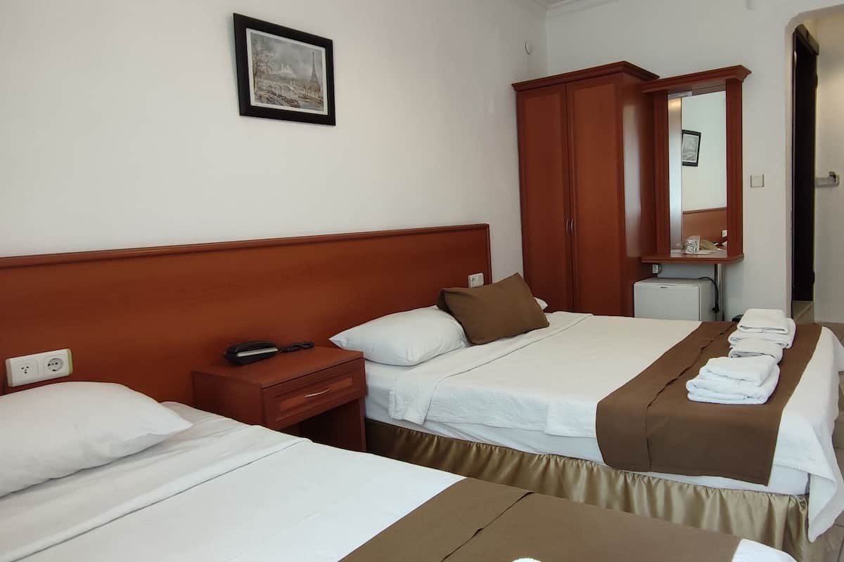 Habitación triple estándar | 1 dormitorio, ropa de cama de alta calidad, caja fuerte y escritorio