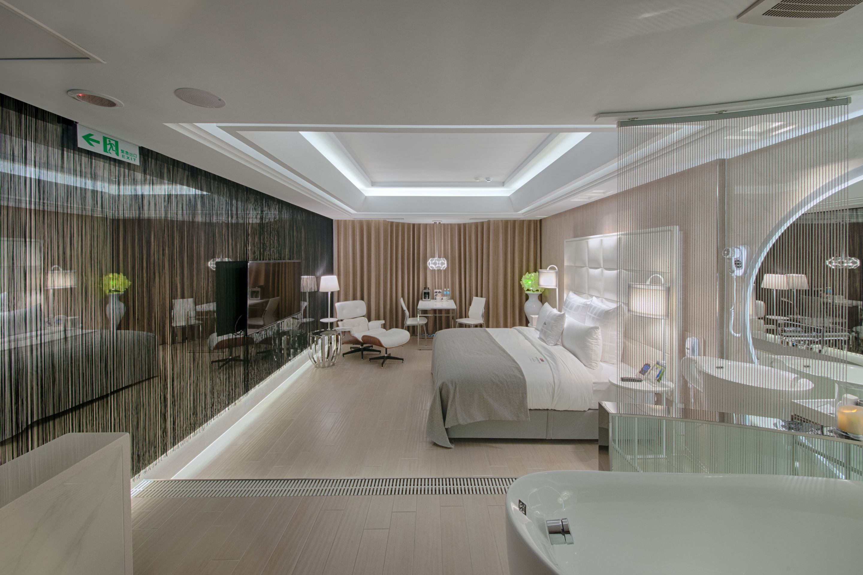 Premium bedding, minibar, laptop workspace, blackout curtains