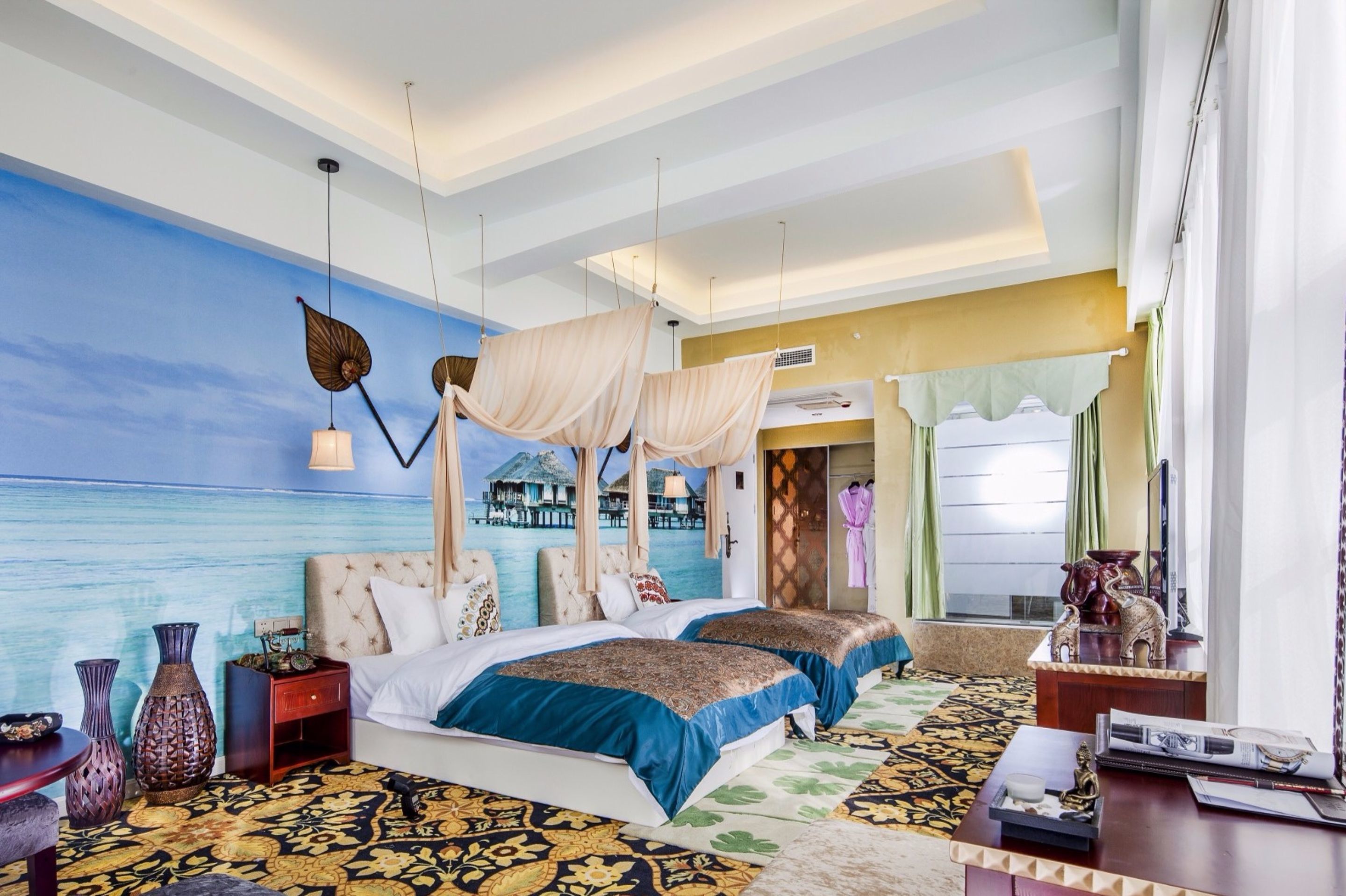 主題大床或雙床房 | 書桌、遮光窗簾/窗簾、熨斗/熨衫板、免費 Wi-Fi