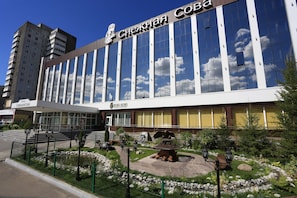 Majoituspaikan julkisivu