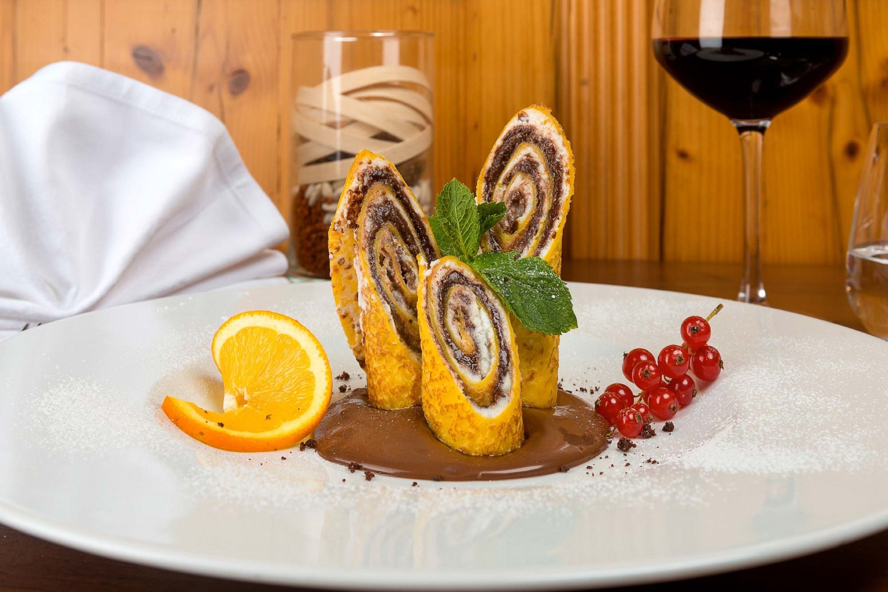 lunch and dinner served, local cuisine