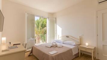 Chambre Panoramique, balcon, vue lagon