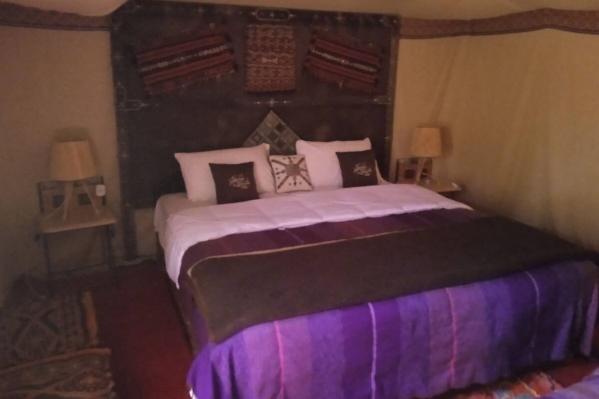 Tent (Double) | 1 bedroom, premium bedding, blackout curtains
