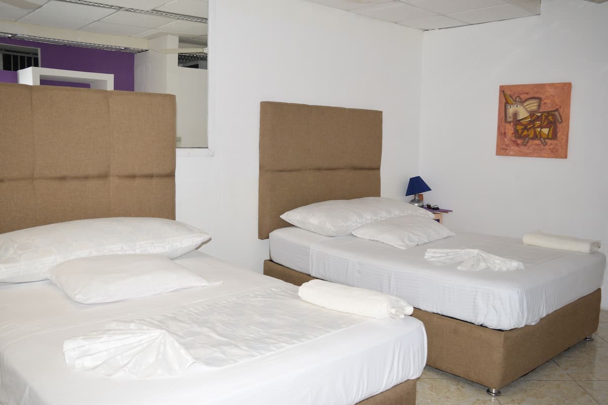 Premium bedding, Select Comfort beds, desk, laptop workspace