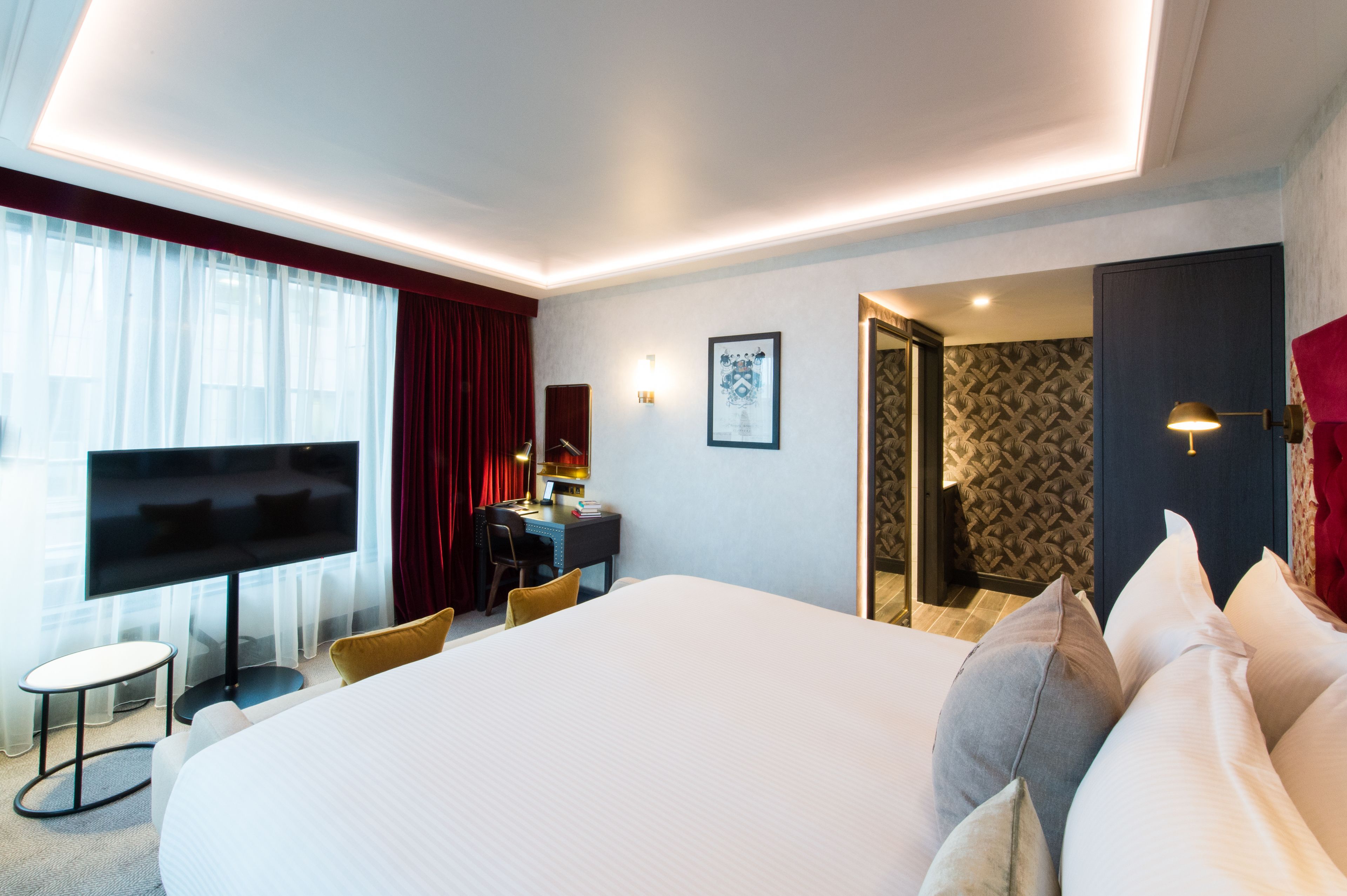 Estúdio luxo | Roupas de cama premium, cofres nos quartos, individualmente decorados