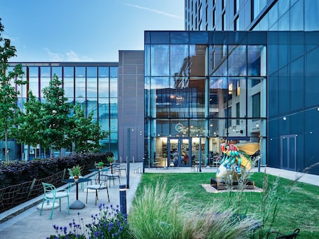 Terraço/pátio. Hyatt House Manchester