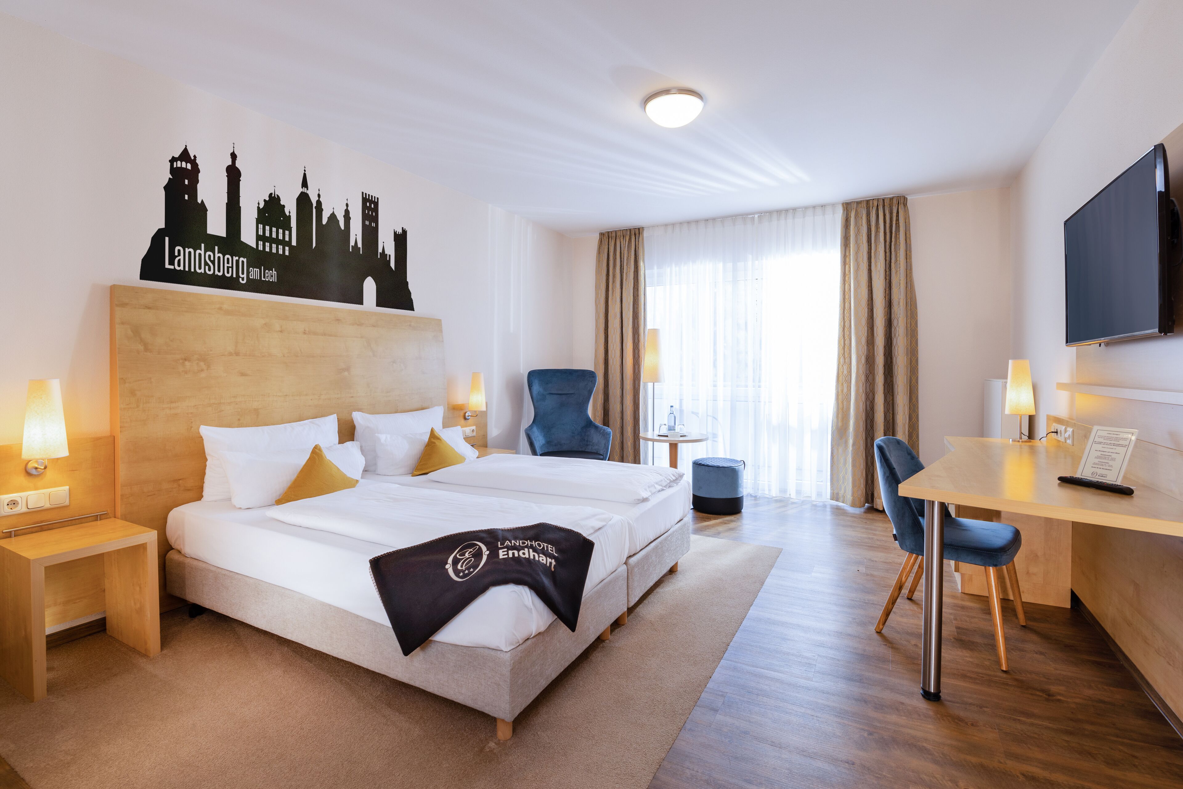 Allergikerbettwaren, Zimmersafe, Schreibtisch, schallisolierte Zimmer