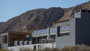 Majoituspaikan julkisivu