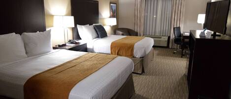 Escritorio, wifi, ropa de cama