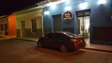 Front of property – evening/night