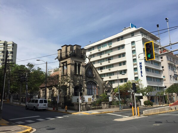 Parkering på området