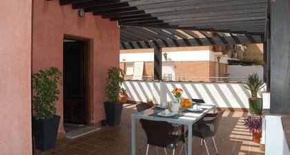 Viehättävä kattohuoneisto Granadan historiallisessa keskustassa