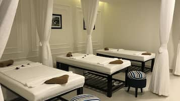 Body treatments, body wraps, body scrubs, facials