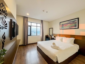 高级双人房 | 1 多间卧室、高档床上用品、加厚床垫、迷你吧