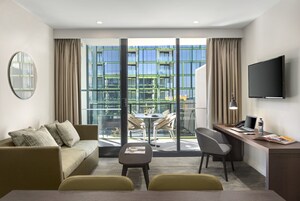 In-room safe, desk, laptop workspace, soundproofing