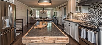HGTV’s “BARNDOMINIUM” 16 Acres w/ Lake, Outdoor Kitchen, Decks & Playground