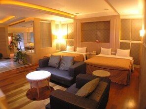 豪華尊爵雙床套房 | 折疊床/加床、床單