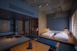 Junior Suite with Japanese-style | Premium bedding, down comforters, blackout drapes, free WiFi