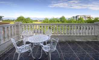 Family Quadruple Room, 2 Double Beds, Mountain View | Balcony