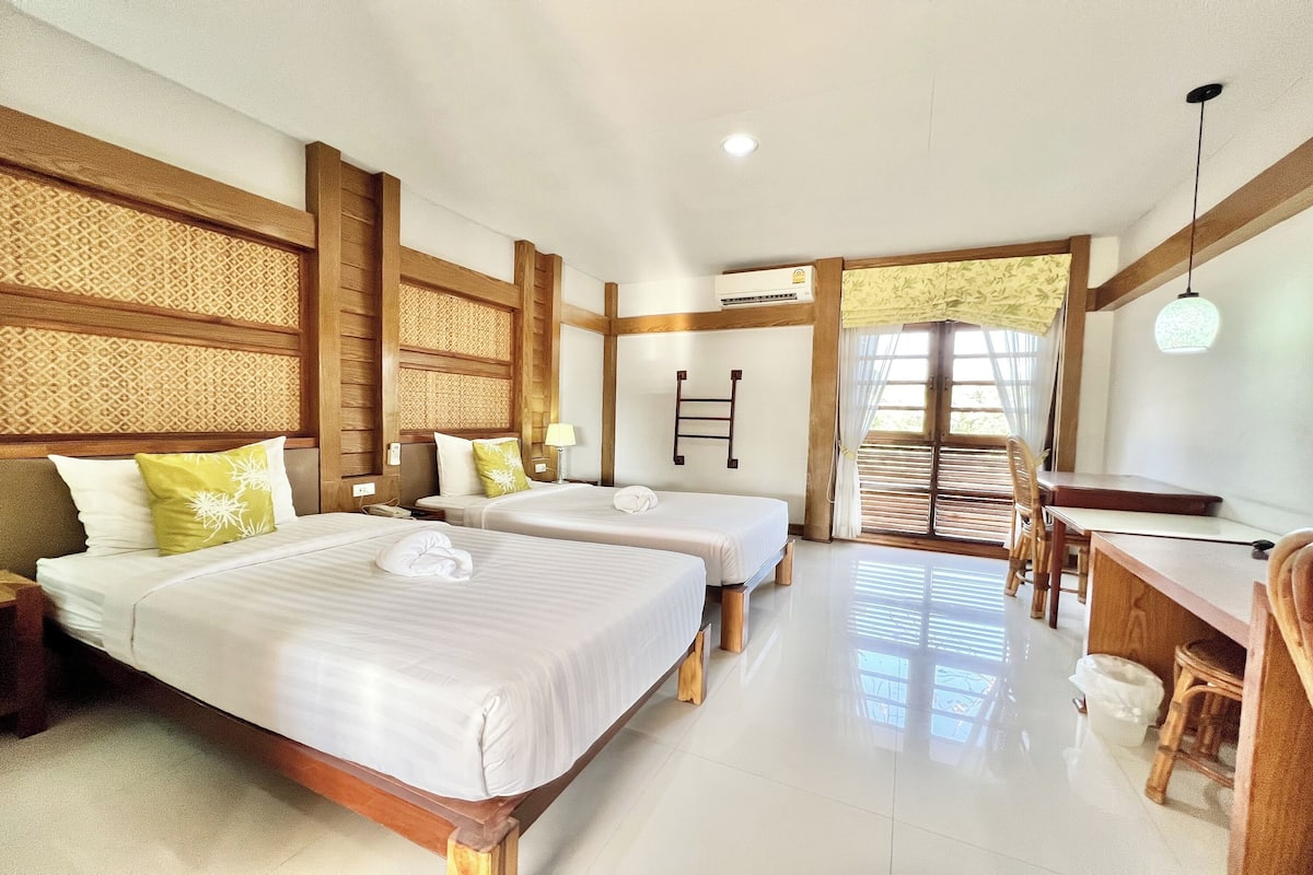 Villa Deluxe, 2 letti singoli | 1 camera, una scrivania, letti aggiuntivi (a pagamento), Wi-Fi gratuito