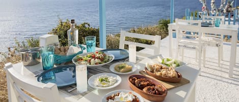 Frühstück, Mittagessen und Abendessen