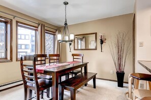 Condo, 2 Bedrooms | Dining - Park Place 101c 2 Bedroom Condo by RedAwning (Breckenridge)