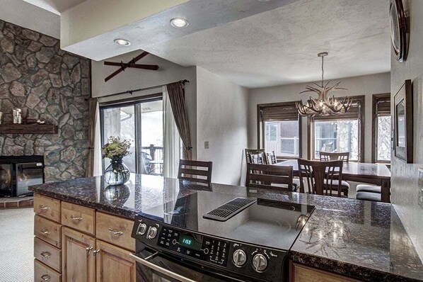 Condo, 2 Bedrooms | Private kitchen | Fridge, coffee/tea maker, toaster - Park Place 304c 2 Bedroom Condo by RedAwning (Breckenridge)