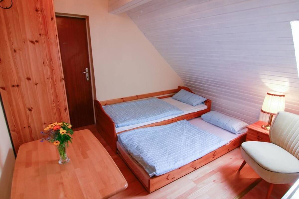 2 bedrooms, in-room safe, iron/ironing board, cots/infant beds