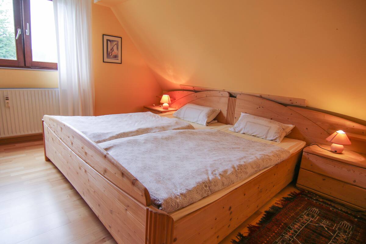 2 bedrooms, in-room safe, iron/ironing board, cots/infant beds