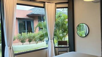 Bungalow Majestueux, 1 trÚs grand lit, non-fumeurs, réfrigérateur | 1 chambre, Wi-Fi gratuit, draps fournis