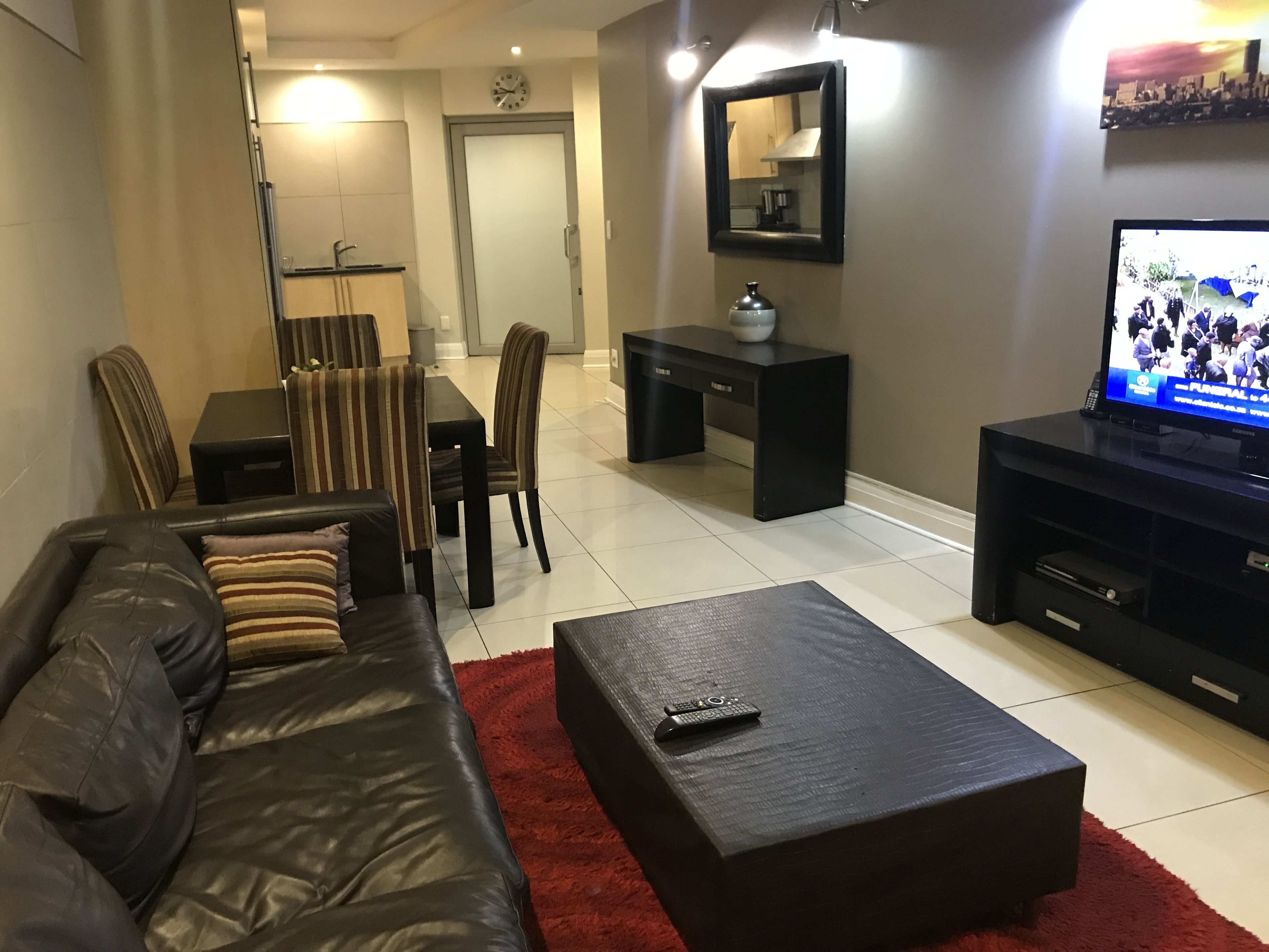 Classic Apartment, 2 Bedrooms, Kitchen, City View | Living area | Flat-screen TV