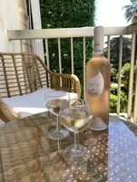 Uitzicht vanaf balkon