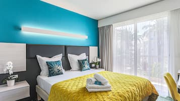 Hochwertige Bettwaren, Minibar, Schreibtisch, schallisolierte Zimmer