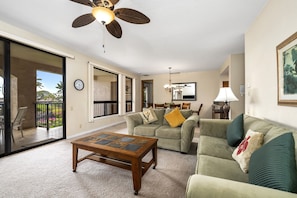 Condo, 2 Bedrooms | Living room | Smart TV - Shores At Waikoloa #234 At Bo Tree Tower 2 Bedroom Condo by RedAwning (Waikoloa)