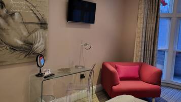 Apartamento ejecutivo, 1 habitación | 1 dormitorio, ropa de cama de alta calidad, escritorio